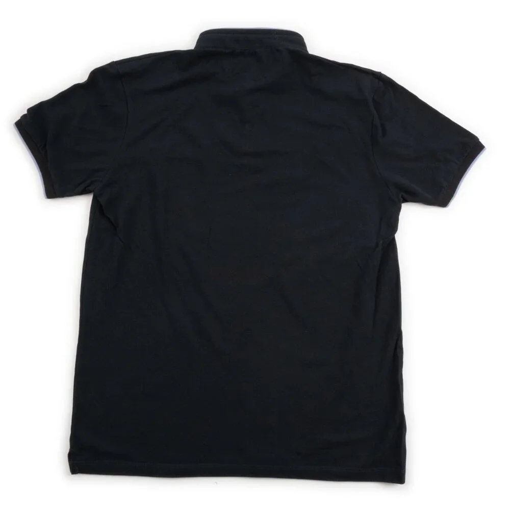 ZARA dark navy mock polo shirt size XXL